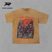 धुली हुई टीशर्ट डीटीजी प्रिंट